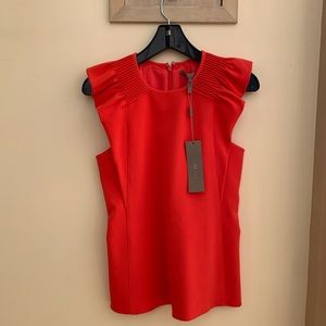 Red blouse to dress up or dress down